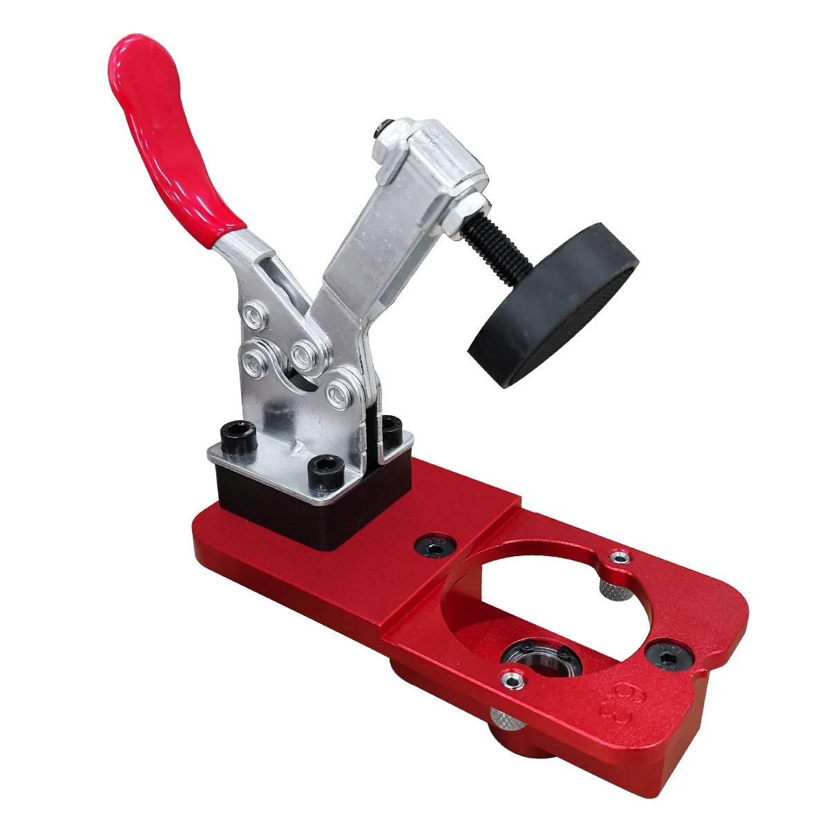 35mm Hinge Boring Jig Kit - Concealed Hinge Drilling Guide Jig - Aluminum Alloy Hinge Hole Opener Template Puncher Locator