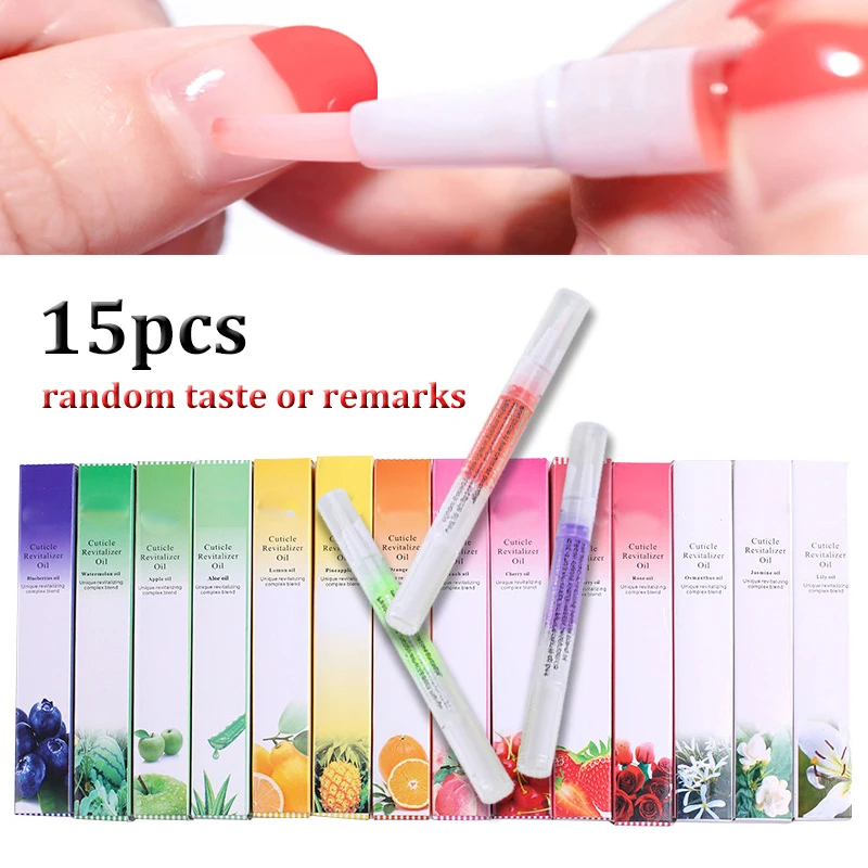 Wholesale Nail Treatment Cuticle Revitalizer Nutrition Oil Pen Anti Cuticle Remover Nail Care Strengthening Repair Gel 15pcs