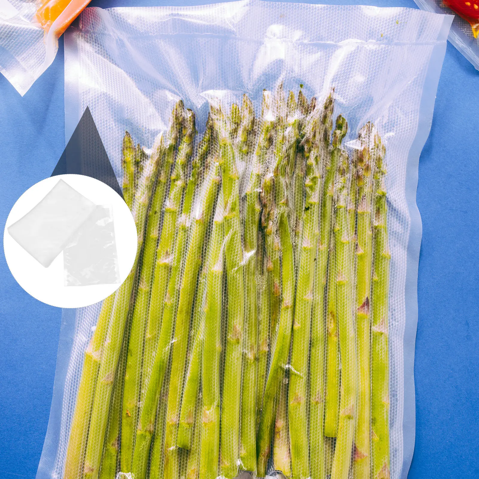 Food Storage Roll Bags - 100 sacchetti sottovuoto per conservazione alimentare,