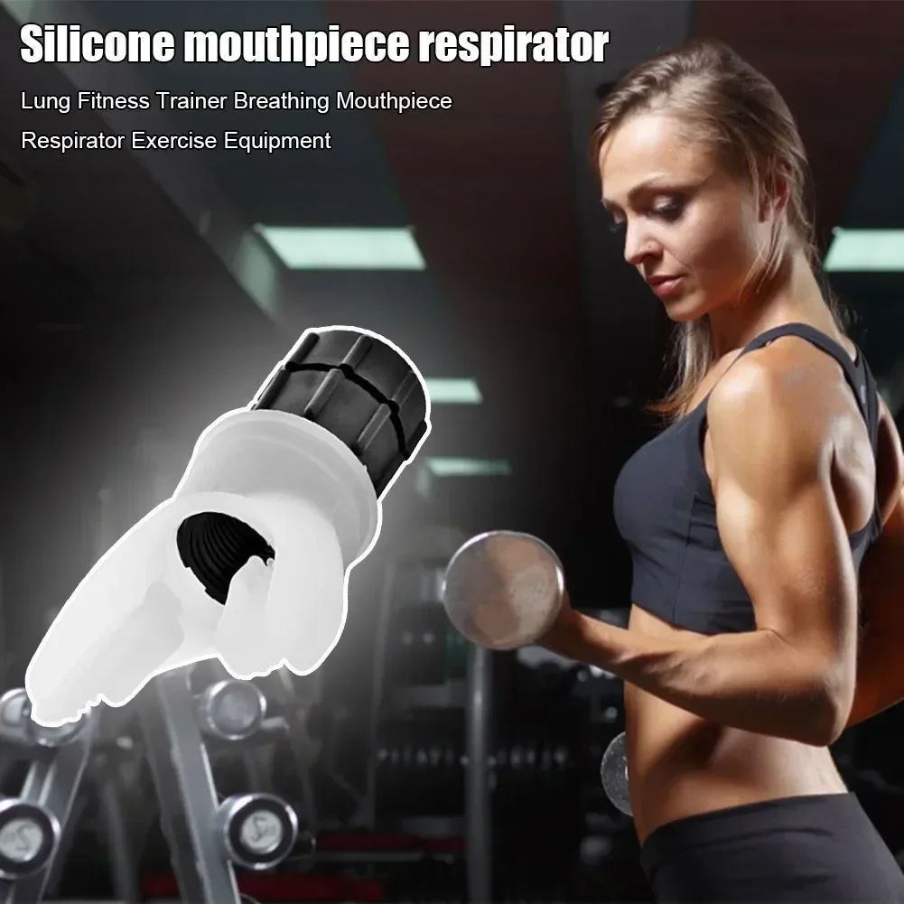 Breathing Trainer Lung Flexer Durable Fitness Exerciser Increases Lung Capacity Breath Adjustable Levels Respiratory Deep Breath