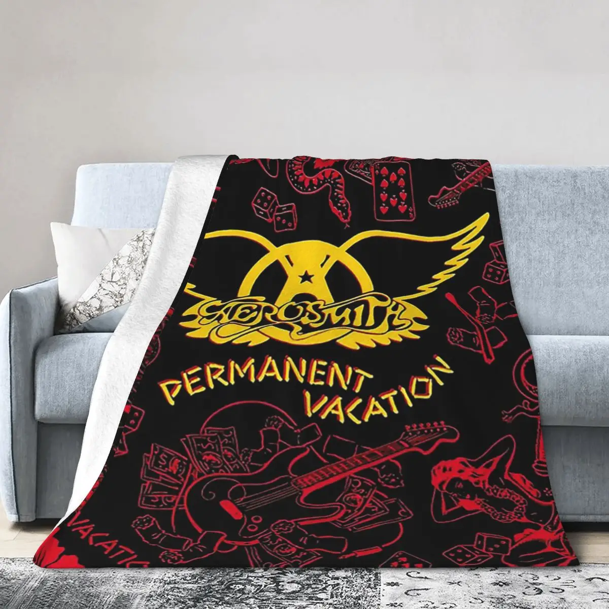 UNTIL ROCK Stage 2 Poster Blankets Soft Warm Flannel Throw Blanket Plush for Bed Living room Picnic Travel Home Sofa