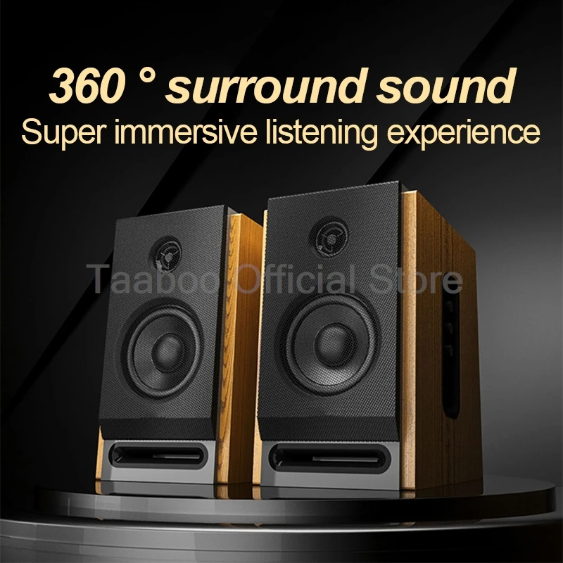 4 Inch Bluetooth Speaker Subwoofer Home Speaker Active Surround Sound Speaker High Fidelity Home Theater Desktop Sound Box