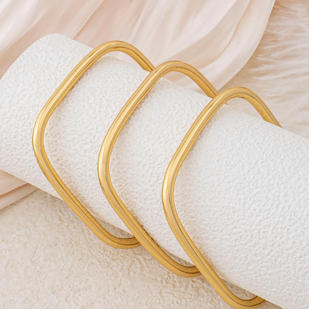 여성을위한 간단한 힙합 펑크 골드 도금 팔찌 패션 스테 - Women Accessories Sale 리뷰 및 가격