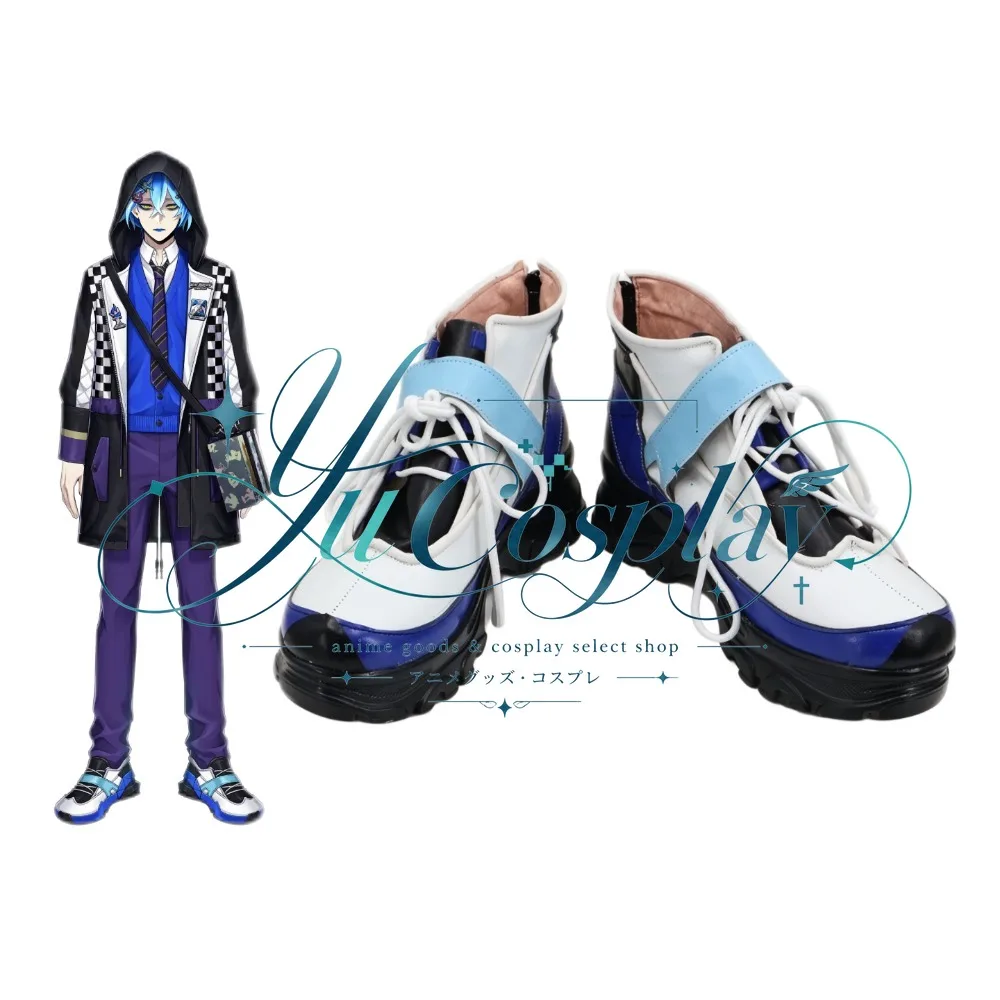 Idia Shroud Cosplay Shoes Dark Fantasy Character Boots Game Convention Performance Footwear
