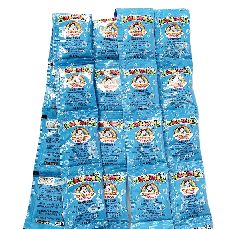 1-10개 버블 머신 보충액 컬러풀 버블 농축 과립 10개 ≈ 500ml 버블 건 보충 과립