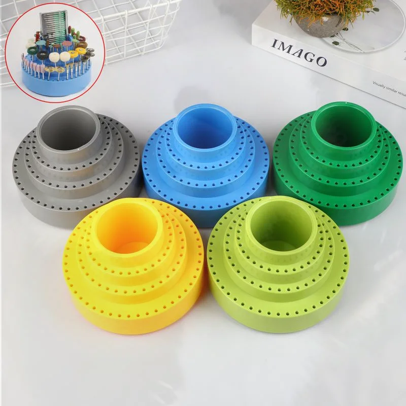 

Rotary Round Shape Drill Bit Storage Case Tool Bit Holder 360°Rotating Box Grinding Tool Tip Stand Screwdriver Bit Holder