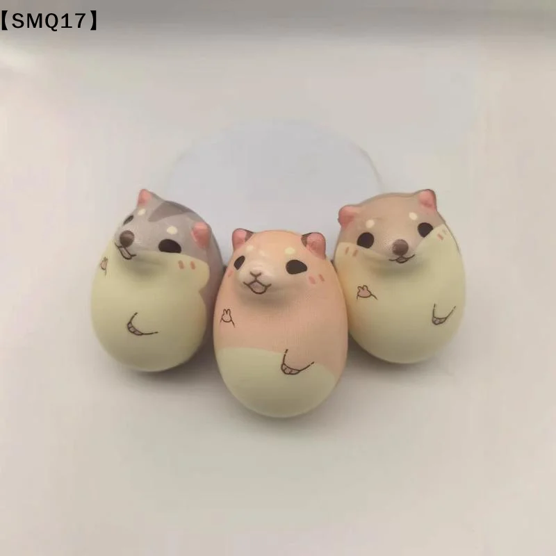 Creative Shiba Inu Realistic Egg Shape PVC Desk Decor Dog & Egg Union Decorations For Home Offices Fun Christmas Gifts【SMQ】
