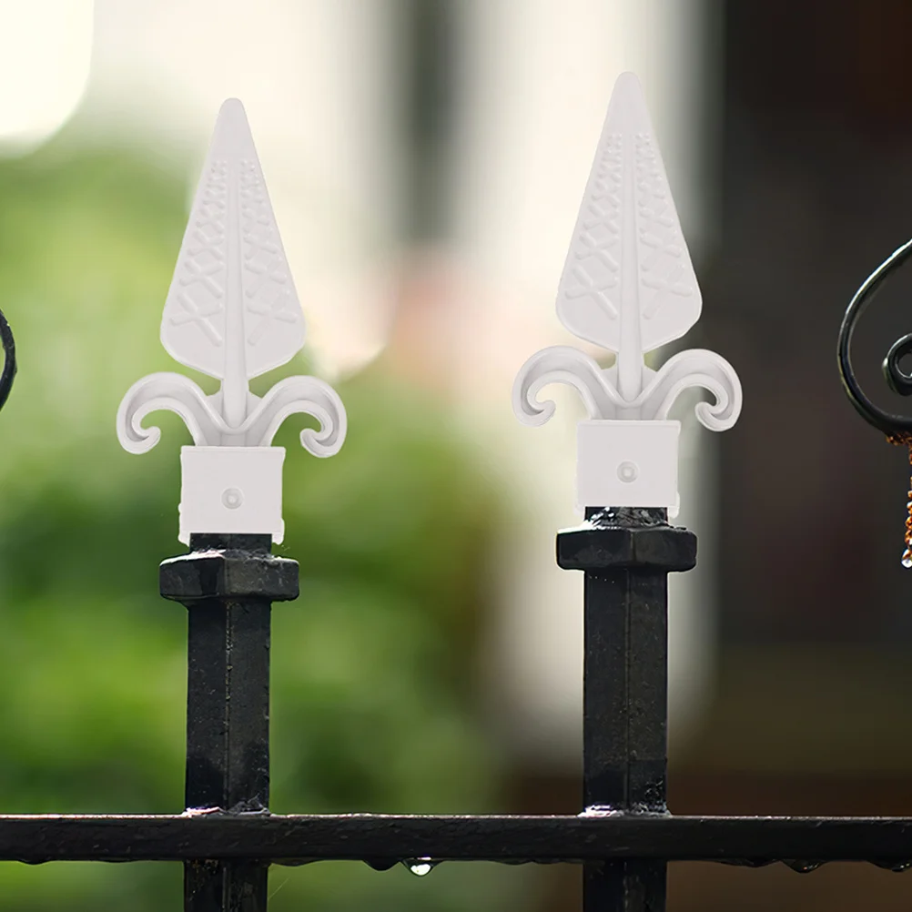 

20Pcs Plastic Fence Toppers Design Gate Finials for Yard Decorations Deterrent Security Outdoor Fence Decor Accessory