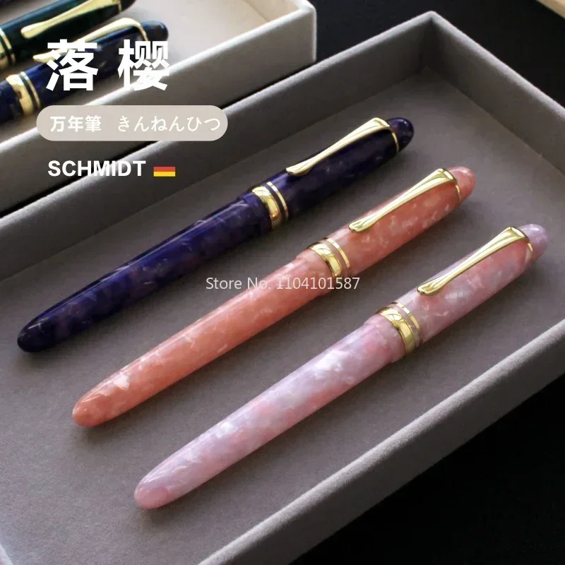 Cute Japanese Koi Pen Schmidt Assembly Iridium Fountain Pen Students For Office Literary Writing Business Gift