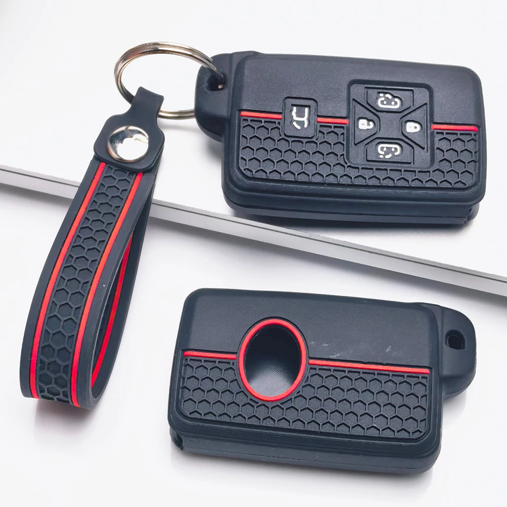 For Toyota Alphard Vellfire Previa Estima Isis Noah Voxy Textured Remote Cover With Slim Strap Premium Protection