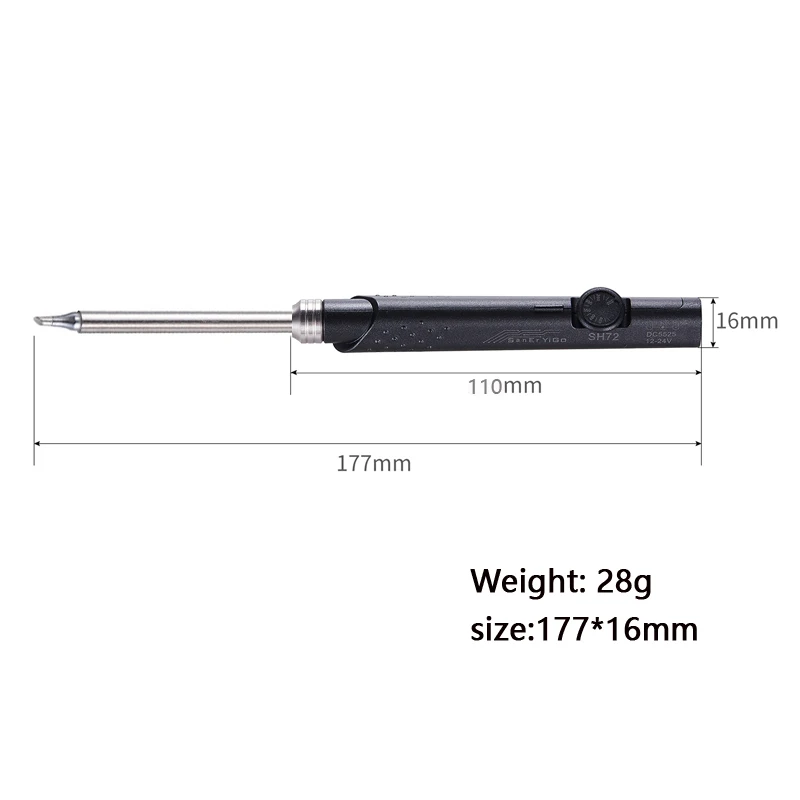 Original SH72 Soldering Iron 65W 12-24V 220-400℃ Adjustable Temperature SH72-BC2 KU D24 K C4 Tip Welding Tool not T12