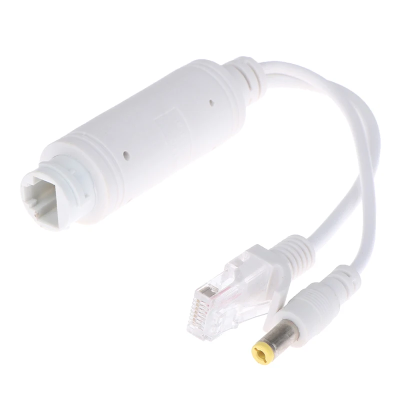 Modulo di alimentazione del cavo adattatore impermeabile Splitter POE da 48V a 12V per Splitter Poe della fotocamera in quattro pezzi