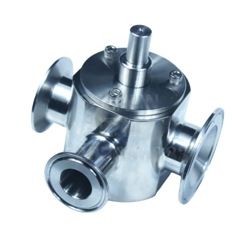 DN25 Rotary Valve Customized Connector Disk 77.5-50.5-64mm SS304 Vertical Filling Machine Spare part