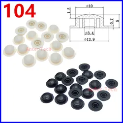 20 pcs Light touch button caps white black switch button caps 14*5mm inner hole 3.45mm for 6*6mm light touch micro switch