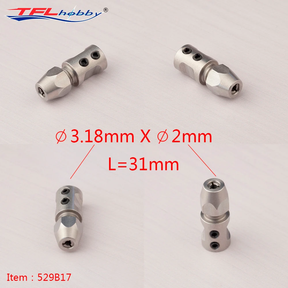 Originele TFL-onderdelen! 3 mm-3,18 mm multi-specificaties Koppeling voor RC-boot