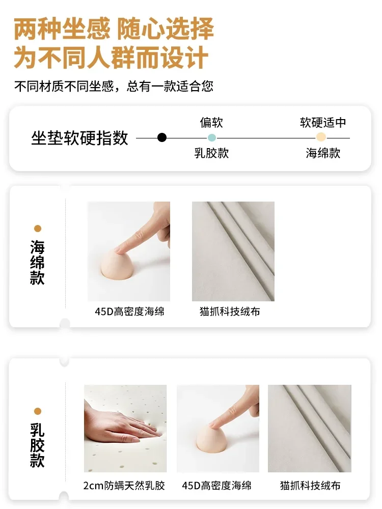 Y16- cream wind sofa bed folding dual-purpose small apartment study new model can sleep for a long time