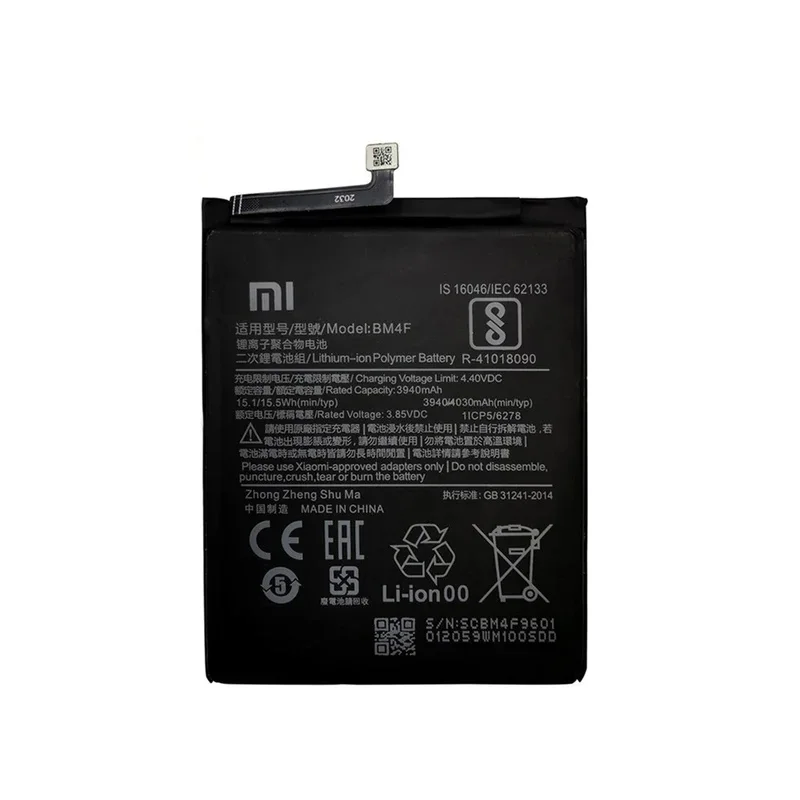 New Original BM4F 4030mAh Battery For Xiaomi Mi A3 CC9 CC9e Mi 9 Lite High Quality Phone Replacement Batteries +Tools