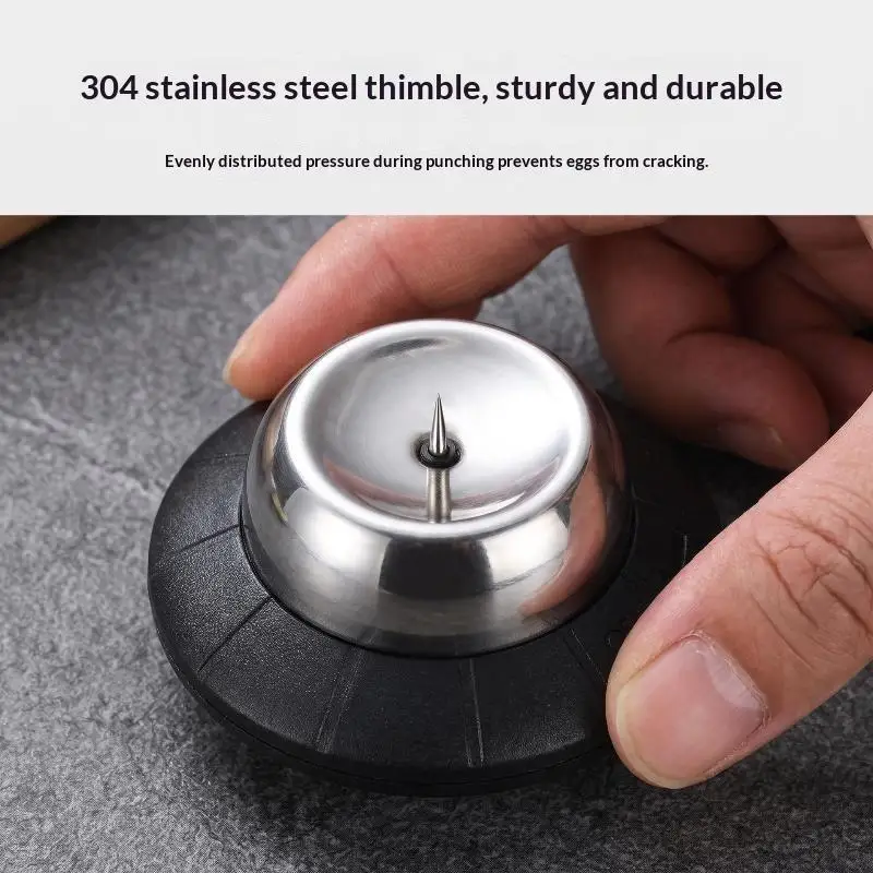 Durable Egg Hole Puncher Rust-proof Egg Piercer Needle Kitchen Gadget for Home Kitchen Baking Cooking Eggs