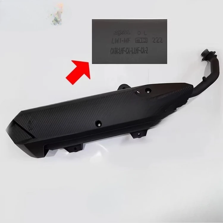 locomotive cruisym cruising 300 motorcycle, exhaust pipe, muffler assembly