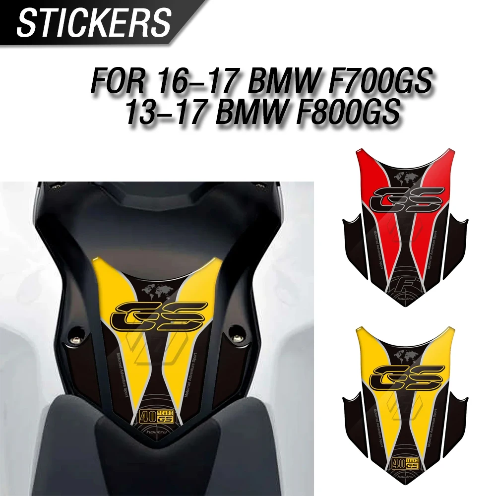 

For 2016-2017 BMW F700GS and 2013-2017 BMW F800GS 3D Resin Motorcycle Fuel Tank Pad Protection Decorative Parts