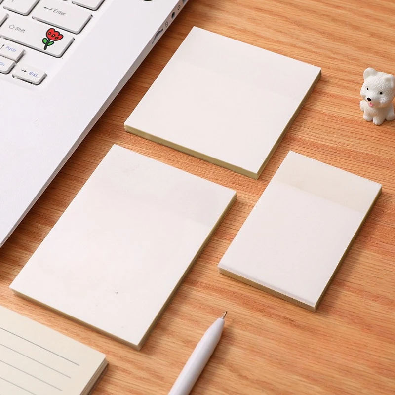 

1Pcs 50sheet Korean Creative Transparent Internet Celebrity Perspective Cute Message N Times Sticker Tearable Sticky Note Paper