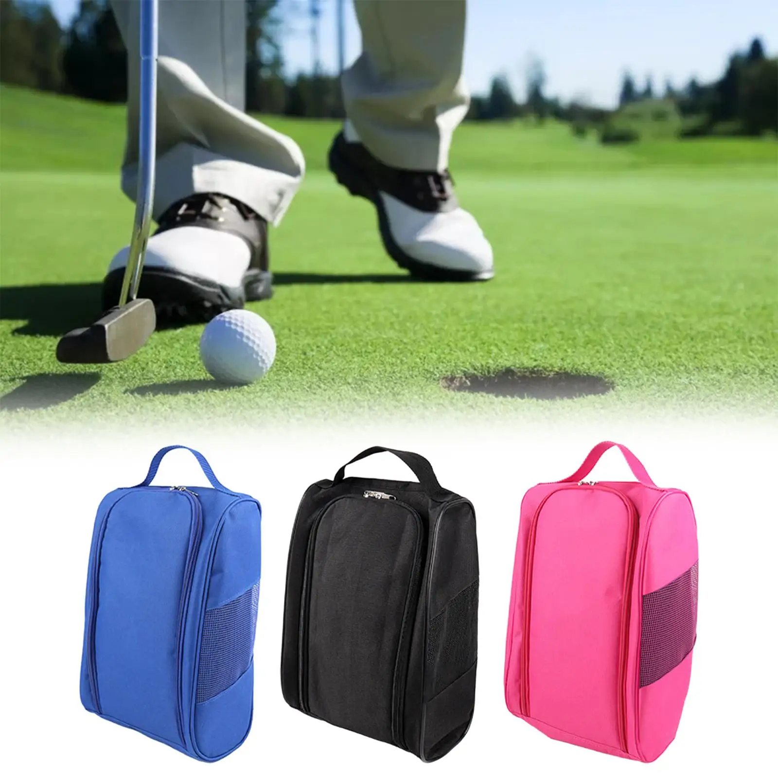 Golf Shoes Bag Shoe Carry Bag Large Capacity Portable Golf Equipment Pouch