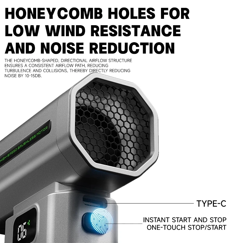 

LUOWEI LW-C2 Portable Air Blower High Power DC Dual-channel Super Strong Suction For Phone Motherboard IC Welding Repair