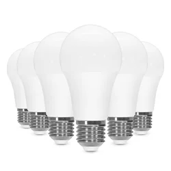 E27 6PCS LED Light Bulbs 220V 100W Equivalent Warm White 3000K Cool White 6500K 12W 1200lm Edison Screw Bulbs Non Dimmable