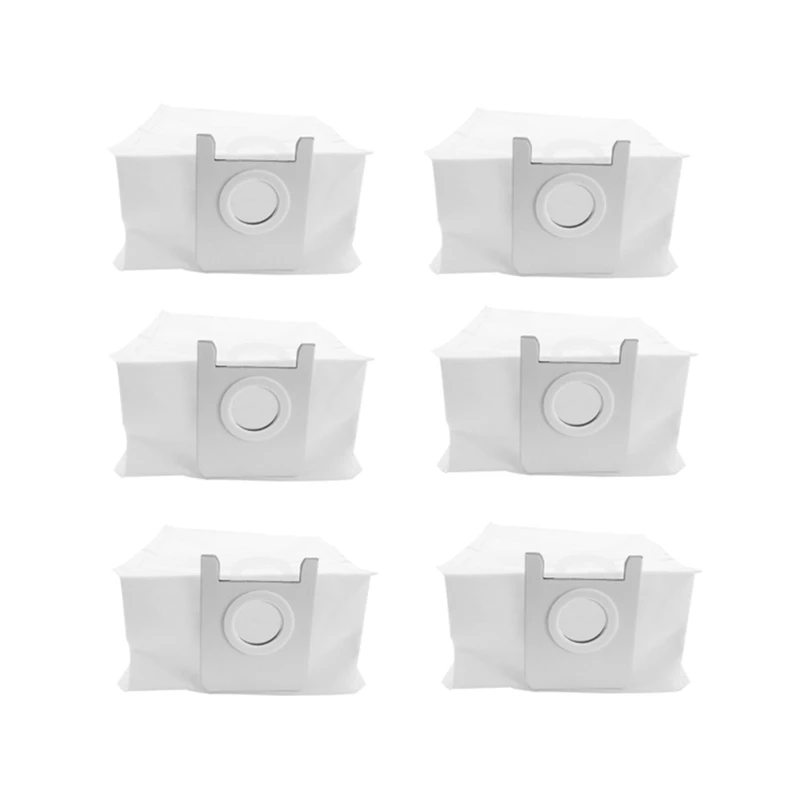 A31I 6Pcs Dust Bag Hepa Filter Replacement Accessories for Xclea H30 / H40 / PLUS QYSDJ01 Robot Vacuum Cleaner