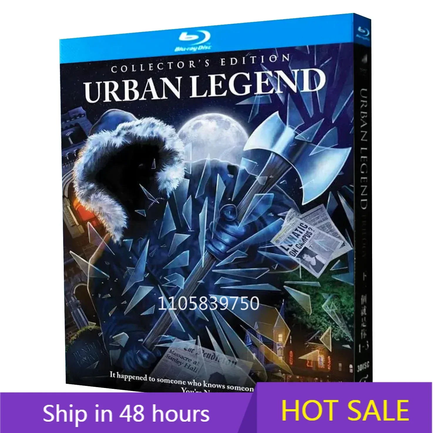 Urban Legend (1-3) 3 disc Blu-ray   High Definition BD