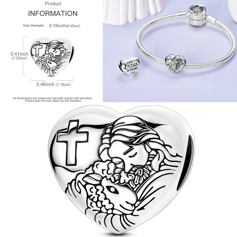 925 Sterling Silber Charm-Perlen Vierblättriges Kleeblatt Delfin Sonne Mond Kirsche Motorrad Reise DIY Armband Halskette Geschenk für Frauen – Detail 31