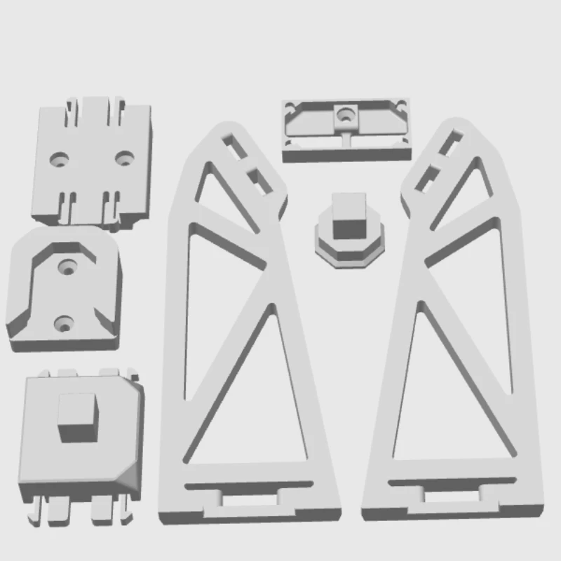 Suporte de Parede Ajustável para Blocos de Montar DIY, Suporte de Parede para LEGO Icons Concorde 10318