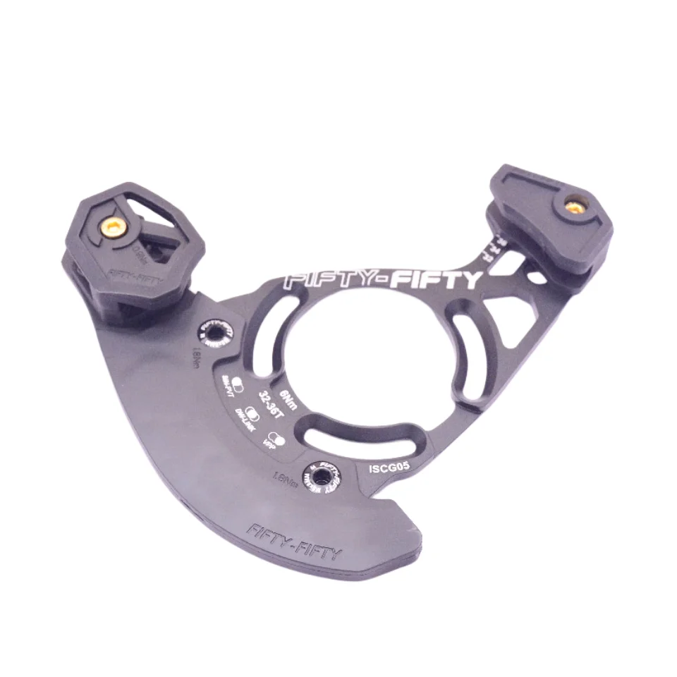 FIFTY-FIFTY DH Racing 1X Series Bike Chain Guide MTB Bicycle Guide Chain ISCG05 Chain ring 28-34T/30-36T/32-36T/32-38T