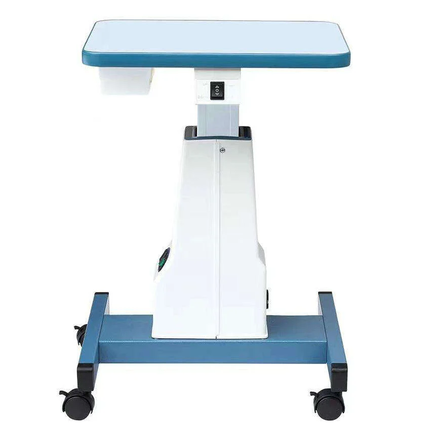 Ophthalmic Lifting Motorized Table Computer Optometry Lifting Table 3AD Slit Lamp Curvature Tonometer Wheels Electric Glasses