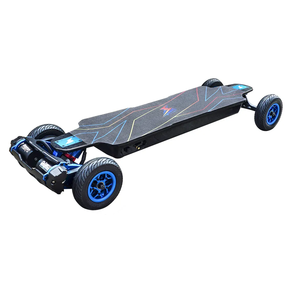 Flipsky Top Speed Durable Carbon Fiber Deck Electric Skateboard Longboard Come With Dual FSESC 75100 14S Battery