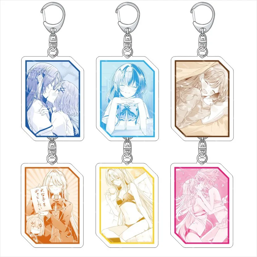 

Anime Watashi Ga Koibito Ni Nareru Wakenaijan, Muri Janakatta! Keychain Acrylic Model Plate Holder Birthday Prop Fans Gifts