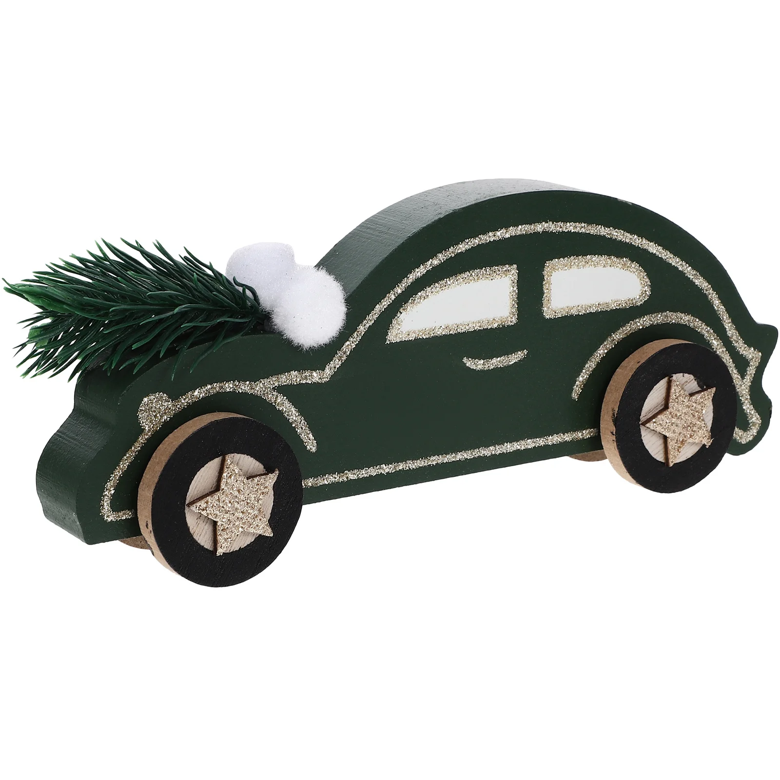 سيارة خشبية عيد الميلاد الجدول محور زينة عيد الميلاد للمنزل مكتب الجرف المطبخ سطح المكتب احتفالي زخرفة سيارة خشبية