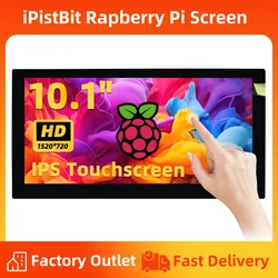 10.1 inch 1520 x 720 IPS HD display LCD Monitor Screen for Raspberry Pi 5/4B/3B+ windows