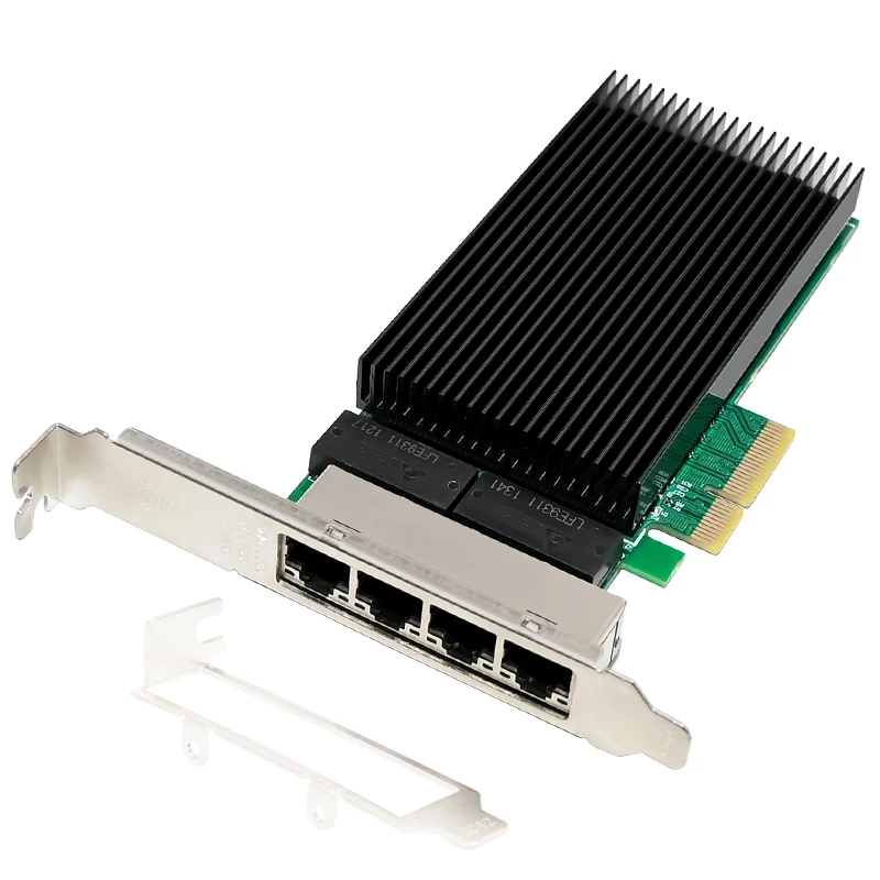 I226-T4 Quad Port 2.5G PCIe Network Card  4x 2500Mbps Ethernet Adapter for NAS/Synology/Server/Desktop Camera Image Capture