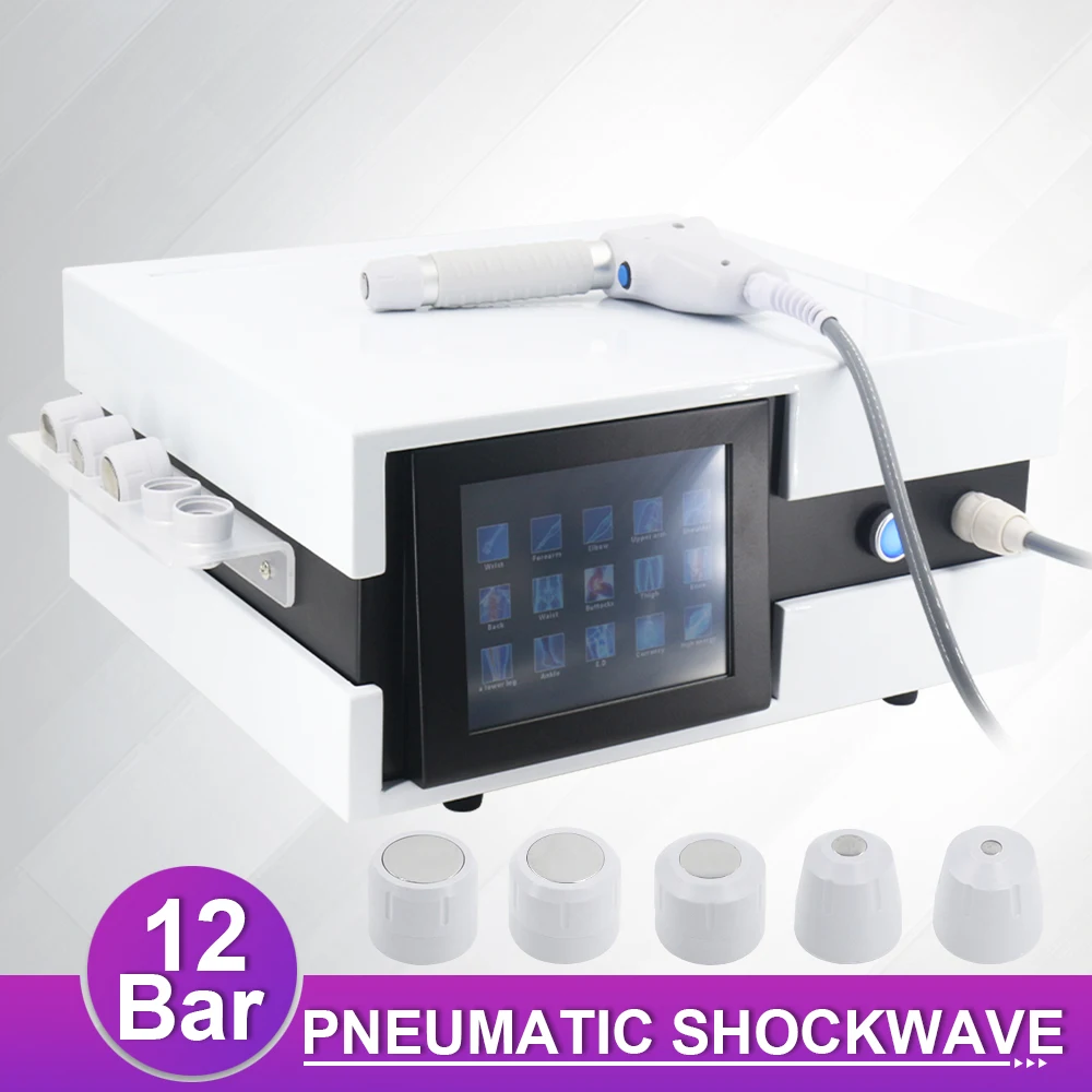 Pneumatic Shockwave Therapy Machine For Effective ED Treatment Pain Relief Shock Wave Relaxation12Bar Professional Massager 2026