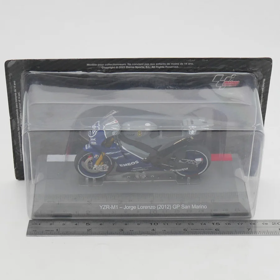 IXO 1:18 Scale Diecast Alloy GP 2012 YZR-M1 Motorcycle Toys Cars Model Classics Adult Collection Souvenir Gifts Static Display