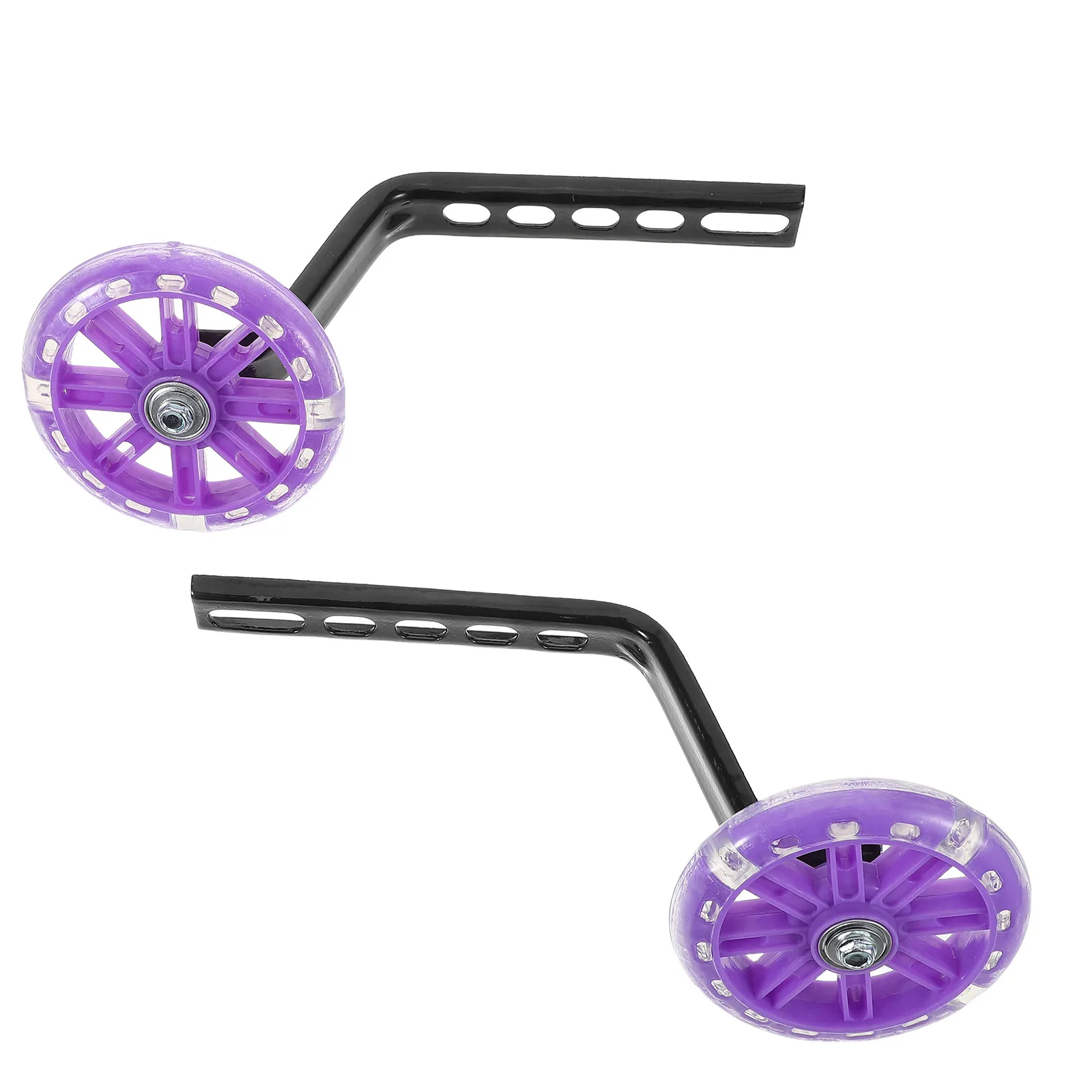 1Pair Kids Bike Stabilizers Training Mute Auxiliary Wheels Quick Install Learning Cycling Parts
