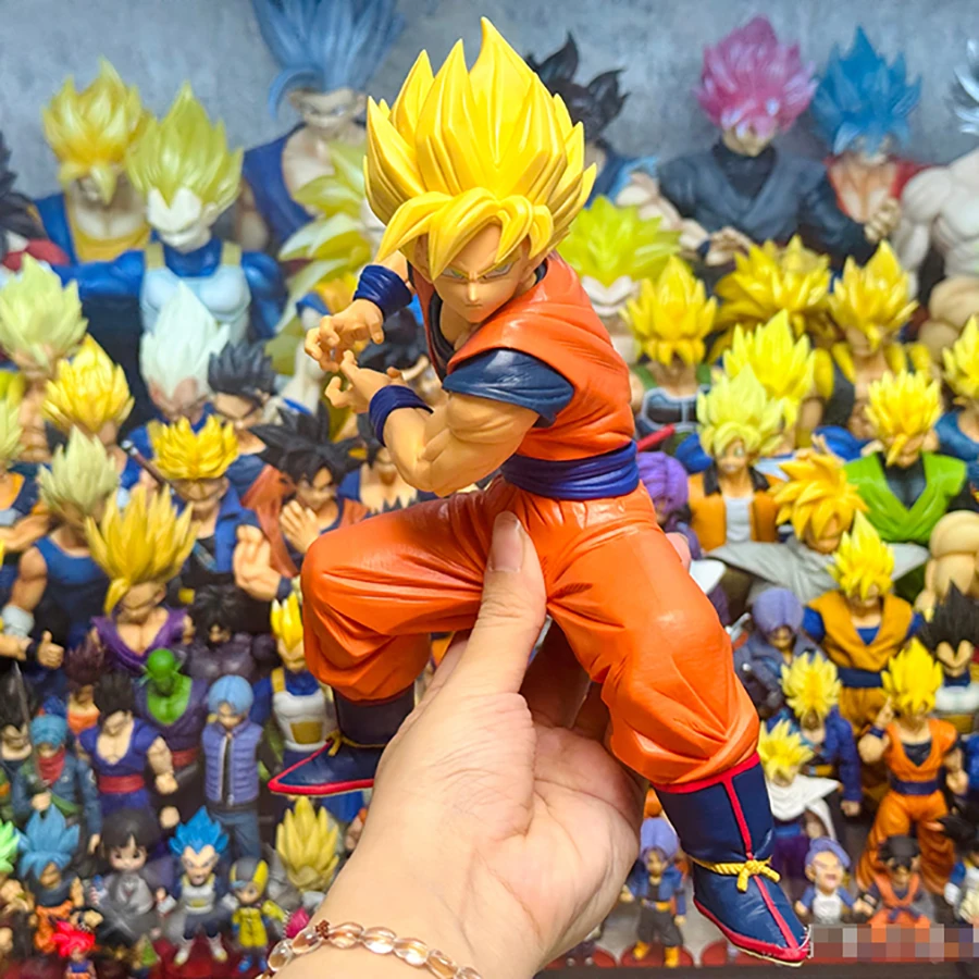 Banpresto Dragon Ball Z Anime Figurines Grandista Super Saiyan Goku PVC Action Figures DBZ Figurals Collectible Model Toys