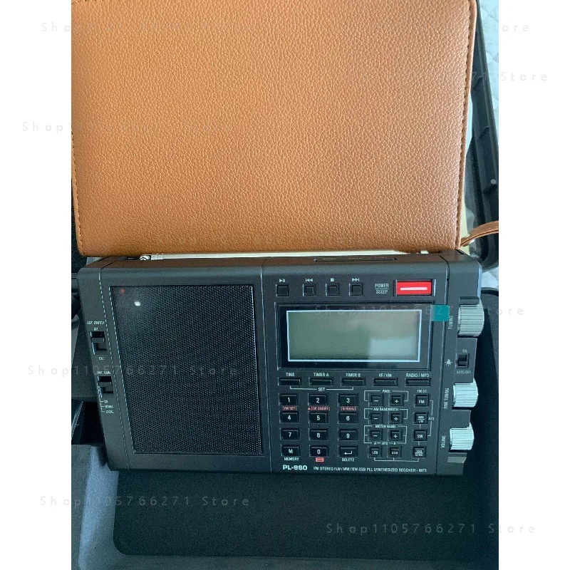 PL-990 Portable FM Medium Wave Shortwave Single Sideband Radio Music Player  Bluetooth Speaker