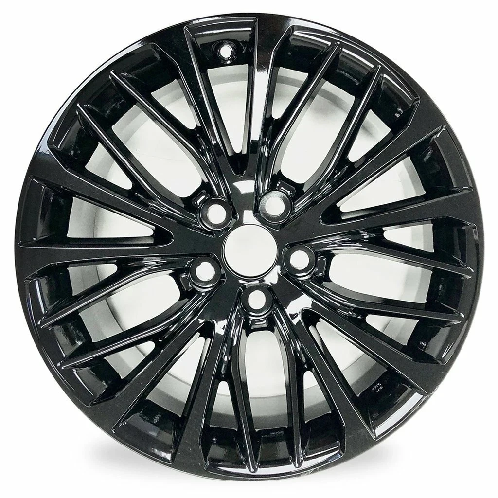 18" x 8" Gloss Black Replacement Wheel Rim – OEM Quality Alloy for Toyota Camry 2018–2022, 75221C, 235/45R18 3