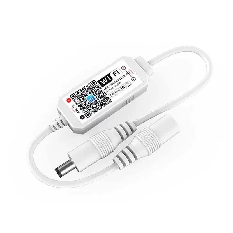 Wifi RGBW RGB Controller Magic Home APP Works with Alexa Google Home for DC12-24V Single Color RGB LED Strip Light Voice Dimmer