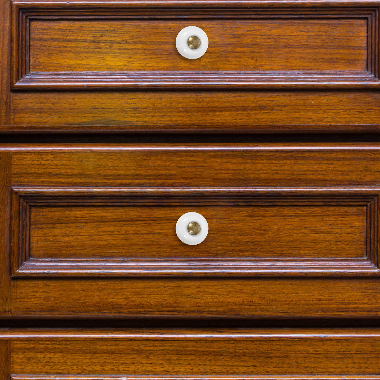 

12Pcs Vintage Ceramic Furniture Knobs Round Single Hole Cabinet Pull Handles Decorative Drawer Knobs for Closet Wardrobe