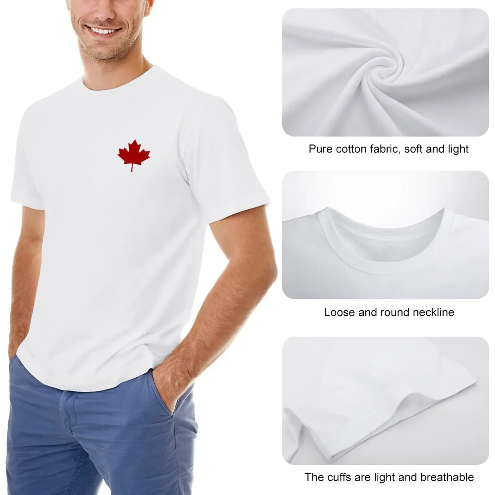 Canada Maple Leaf T-Shirt plus size tops sublime t shirt tees mens vintage t shirts