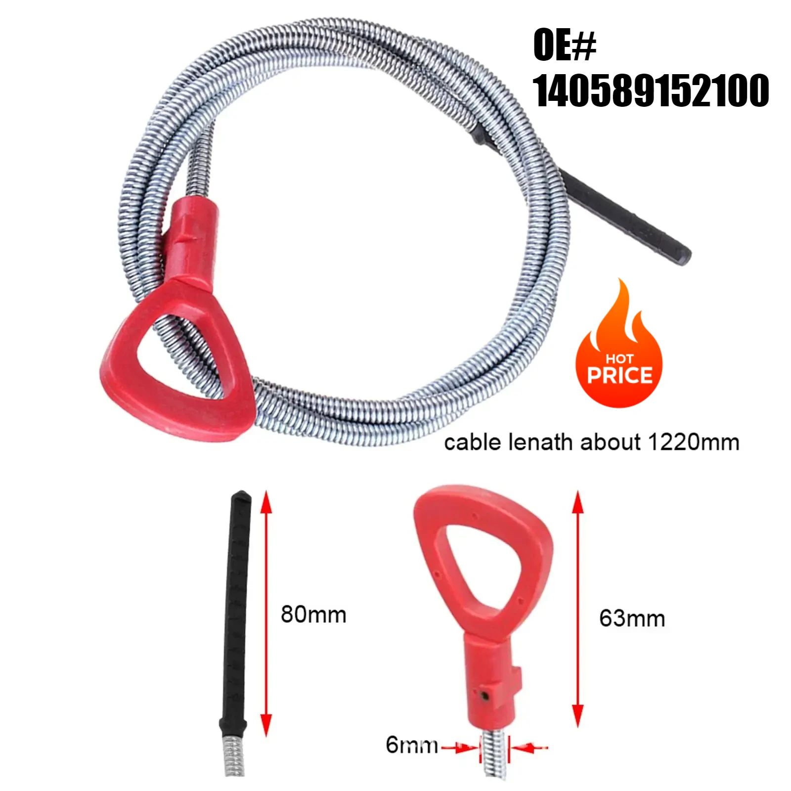 

Щуп для измерения жидкости автоматической коробки передач 140589152100, инструмент для ремонта, щуп для трансмиссии Mercedes, тип 722,6