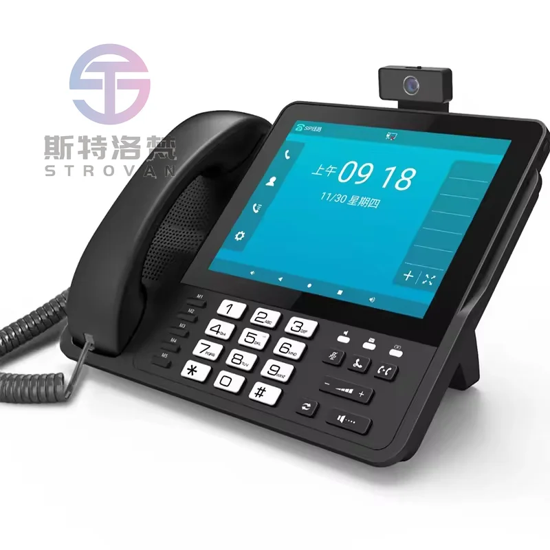High Quality 4G Wireless SIP/VOIP Telephone SIP for Office Business Hotel 4G LTE WiFi 1000 Gigabit POE Android SIP Phone